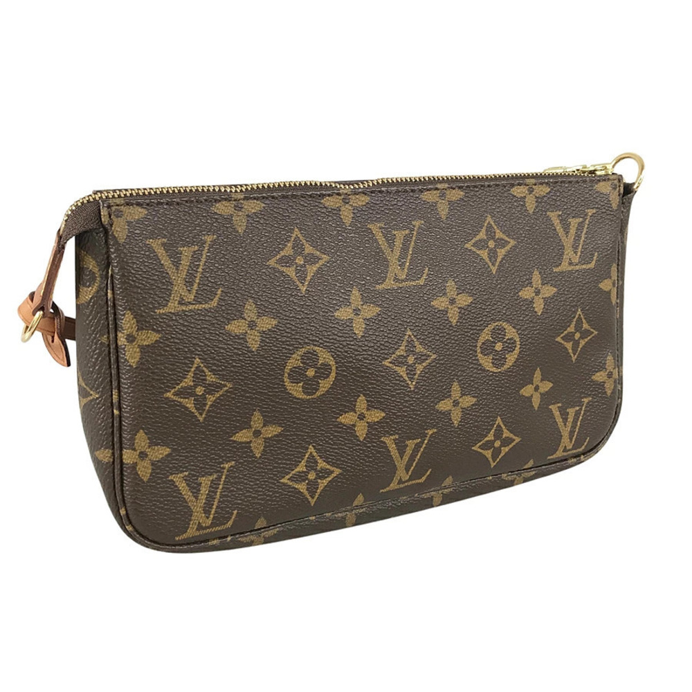 Louis Vuitton Pochette Pouch Clutch Monogram st Accessoires Brown
